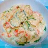 かくし味で、野菜だけなのに、こくうまポテトサラダ♪